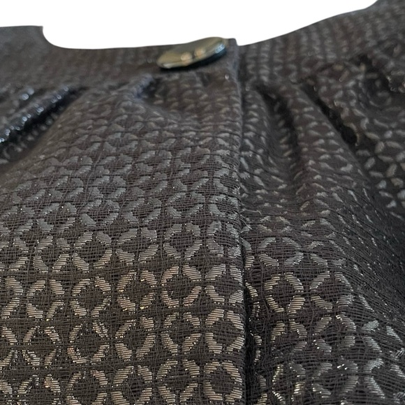 ❤️ Apt. 9 Black Lurex Jacquard Cape Style Jacket - Picture 5 of 9